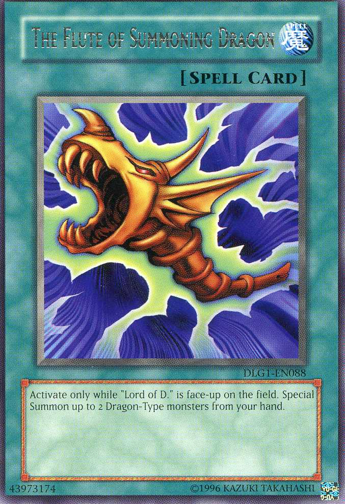 The Flute of Summoning Dragon [DLG1-EN088] Rare Yu-Gi-Oh!