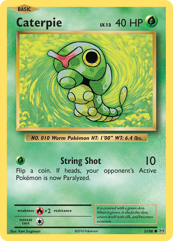 Caterpie (3/108) [XY: Evolutions] Pokémon