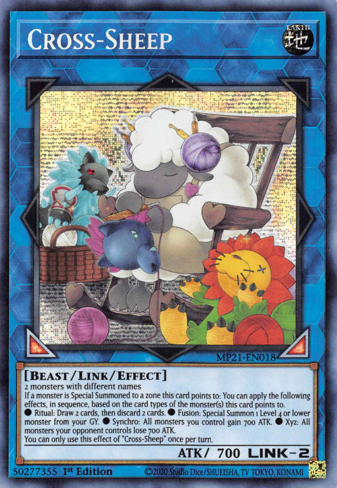 Cross-Sheep [MP21-EN018] Prismatic Secret Rare Yu-Gi-Oh!