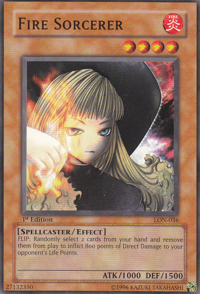 Fire Sorcerer [LON-036] Common Yu-Gi-Oh!