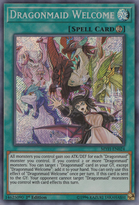 Dragonmaid Welcome [MYFI-EN024] Secret Rare Yu-Gi-Oh!