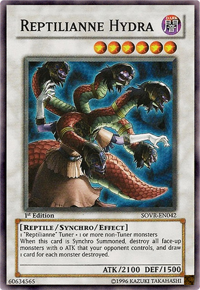 Reptilianne Hydra [SOVR-EN042] Super Rare Yu-Gi-Oh!