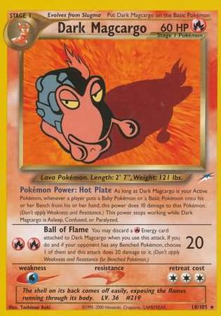 Dark Magcargo (18/105) [Neo Destiny Unlimited] Pokémon
