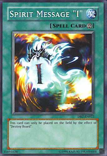 Spirit Message "I" [DB2-EN022] Common Yu-Gi-Oh!