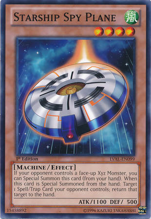 Starship Spy Plane [LVAL-EN099] Common - Yugioh Cards For Your TCG Needs! Yu-Gi-Oh!