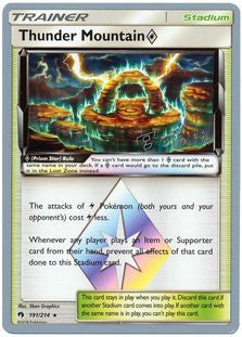 Thunder Mountain Prism Star (191/214) (Pikarom Judge - Haruki Miyamoto) [World Championships 2019] Pokémon