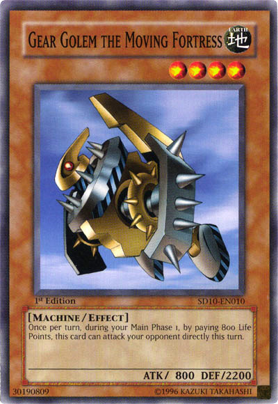 Gear Golem the Moving Fortress [SD10-EN010] Common Yu-Gi-Oh!