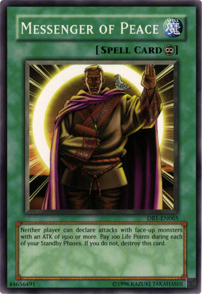 Messenger of Peace [DB1-EN065] Common Yu-Gi-Oh!