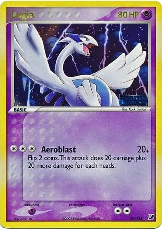 Lugia (29/115) (Stamped) [EX: Unseen Forces] Pokémon
