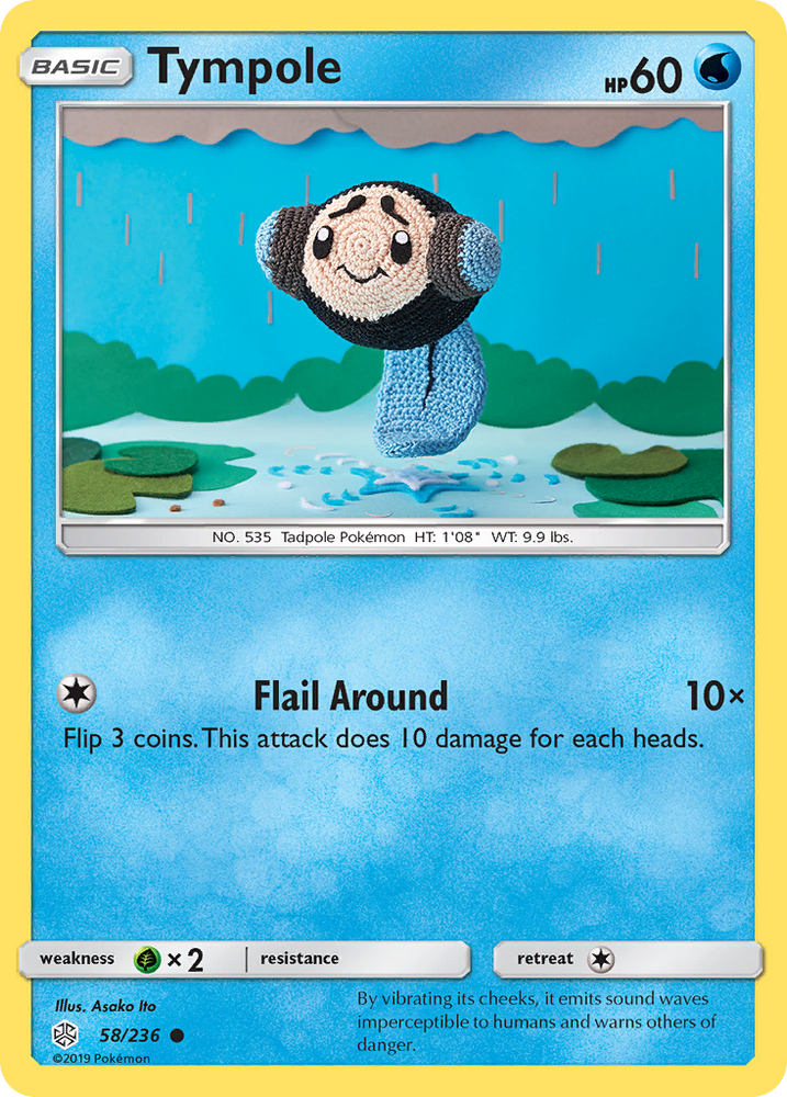 Tympole (58/236) [Sun & Moon: Cosmic Eclipse] Pokémon