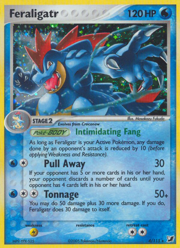 Feraligatr (4/115) [EX: Unseen Forces] Pokémon