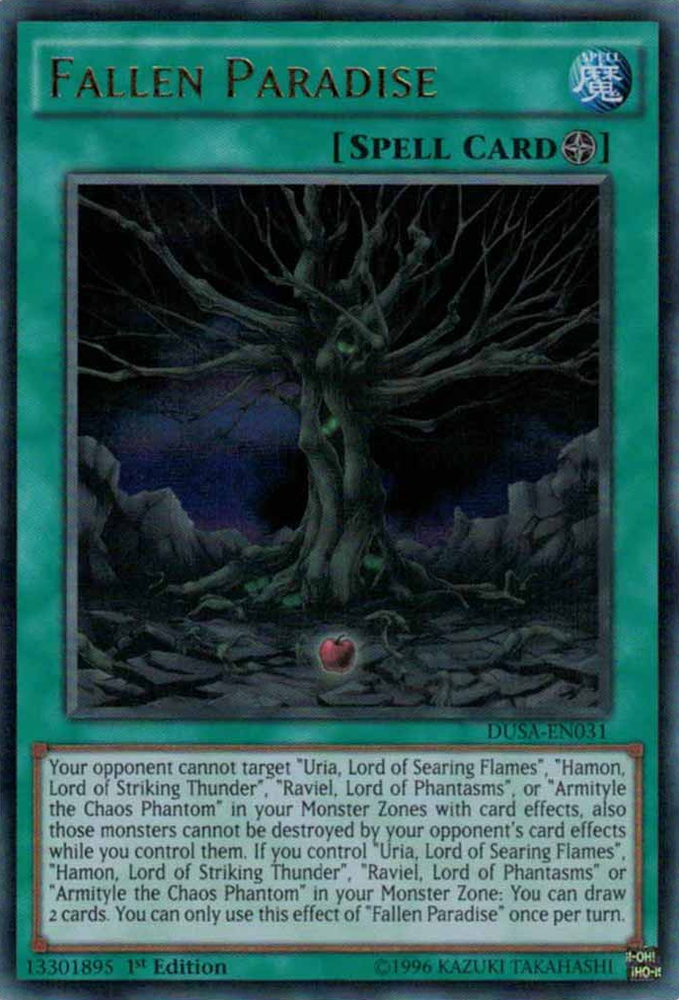 Fallen Paradise [DUSA-EN031] Ultra Rare Yu-Gi-Oh!