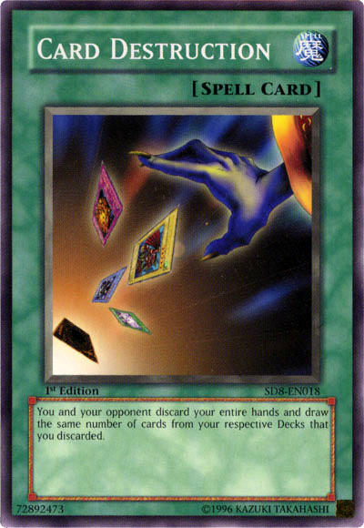 Card Destruction [SD8-EN018] Common Yu-Gi-Oh!