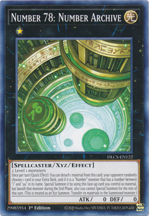 Number 78: Number Archive [DLCS-EN122] Common Yu-Gi-Oh!