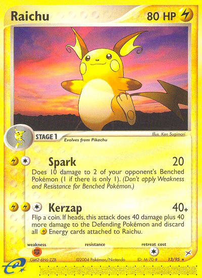 Raichu (13/95) [EX: Team Magma vs Team Aqua] Pokémon