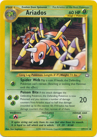 Ariados (27/111) [Neo Genesis Unlimited] Pokémon