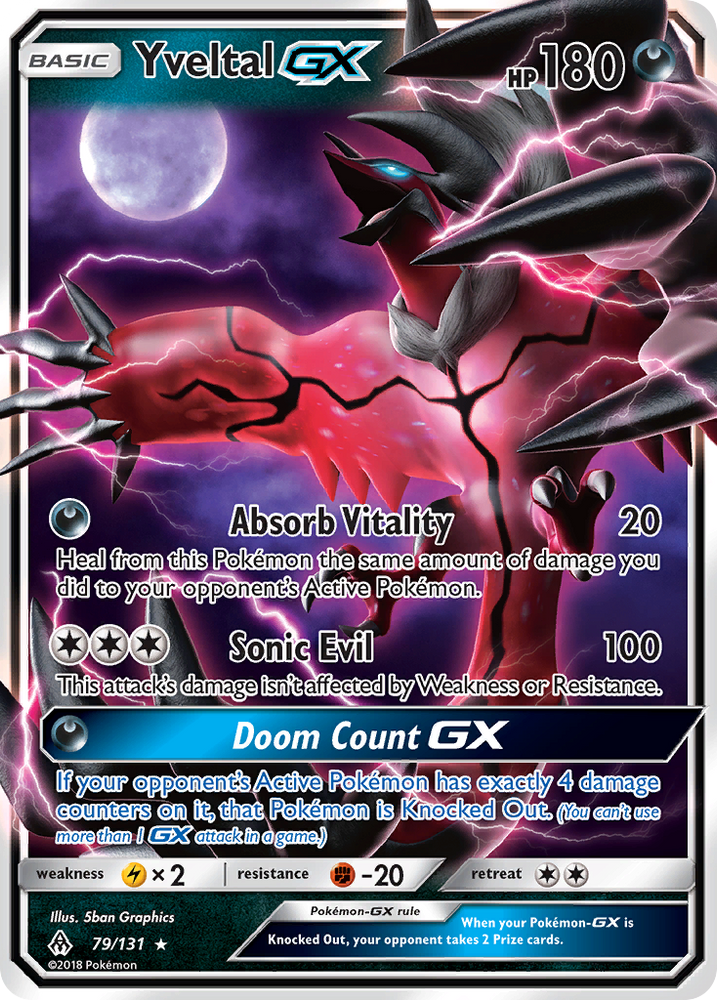 Yveltal GX (79/131) [Sun & Moon: Forbidden Light] Pokémon