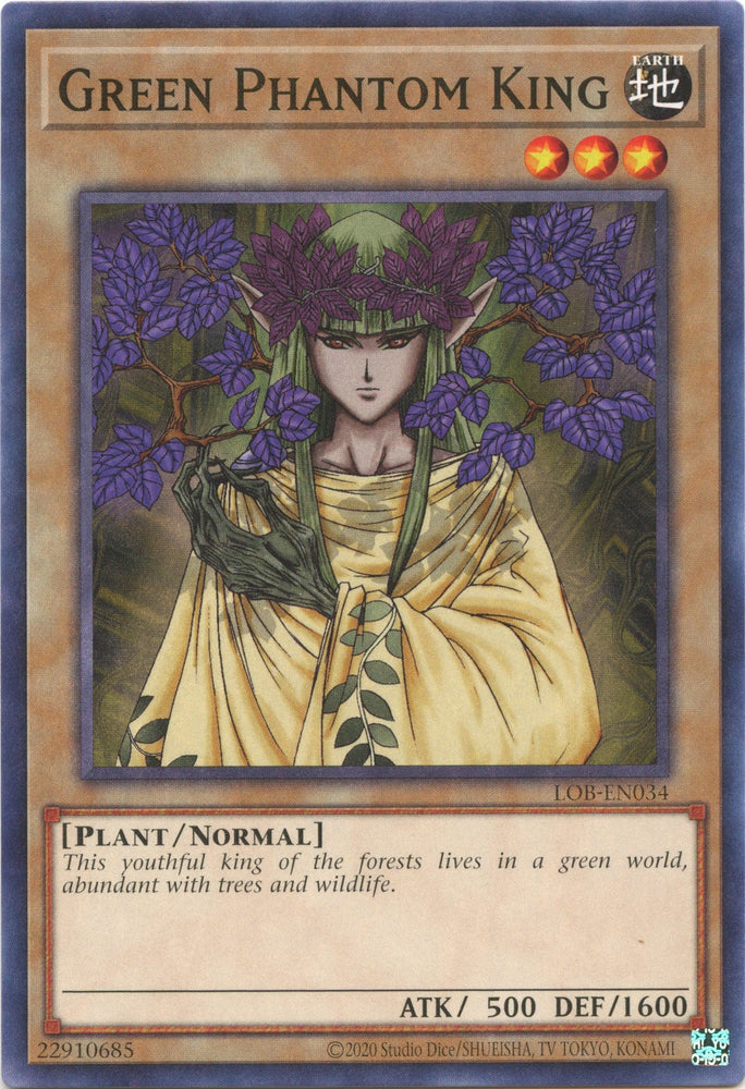 Green Phantom King (25th Anniversary) [LOB-EN034] Common Yu-Gi-Oh!