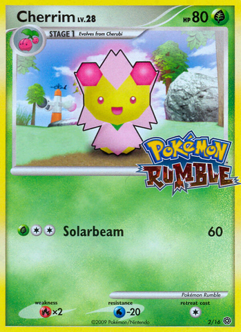 Cherrim (2/16) [Pokémon Rumble] Pokémon