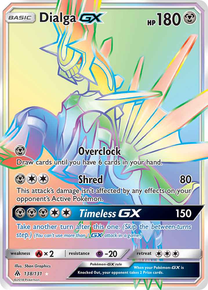 Dialga GX (138/131) [Sun & Moon: Forbidden Light] Pokémon