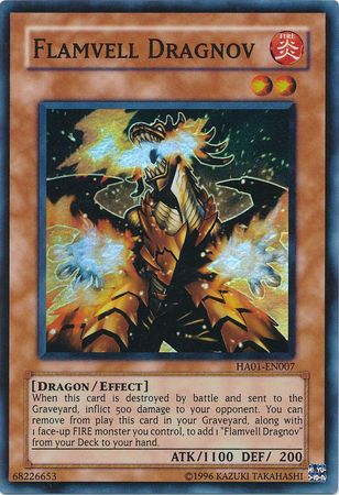 Flamvell Dragnov [HA01-EN007] Super Rare Yu-Gi-Oh!