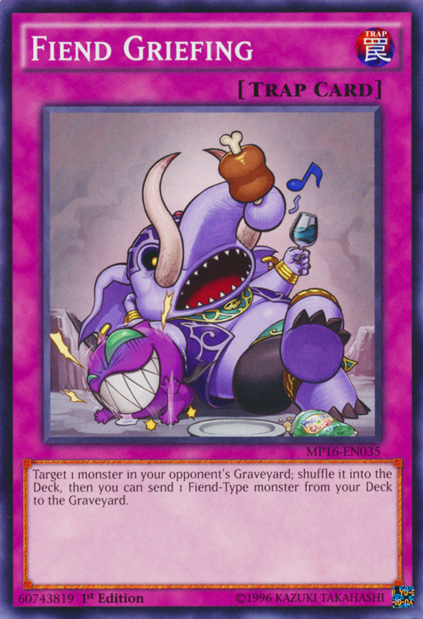 Fiend Griefing [MP16-EN035] Common Yu-Gi-Oh!