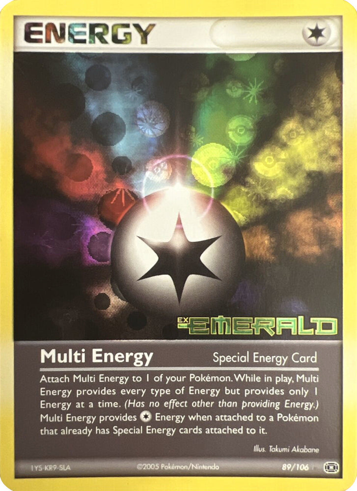 Multi Energy (89/106) (Stamped) [EX: Emerald] Pokémon