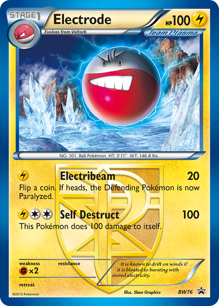 Electrode (BW76) [Black & White: Black Star Promos] Pokémon