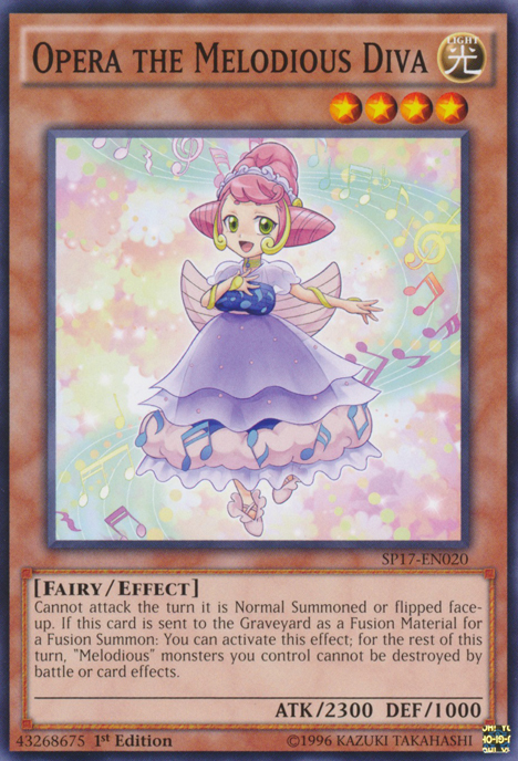 Opera the Melodious Diva [SP17-EN020] Common Yu-Gi-Oh!