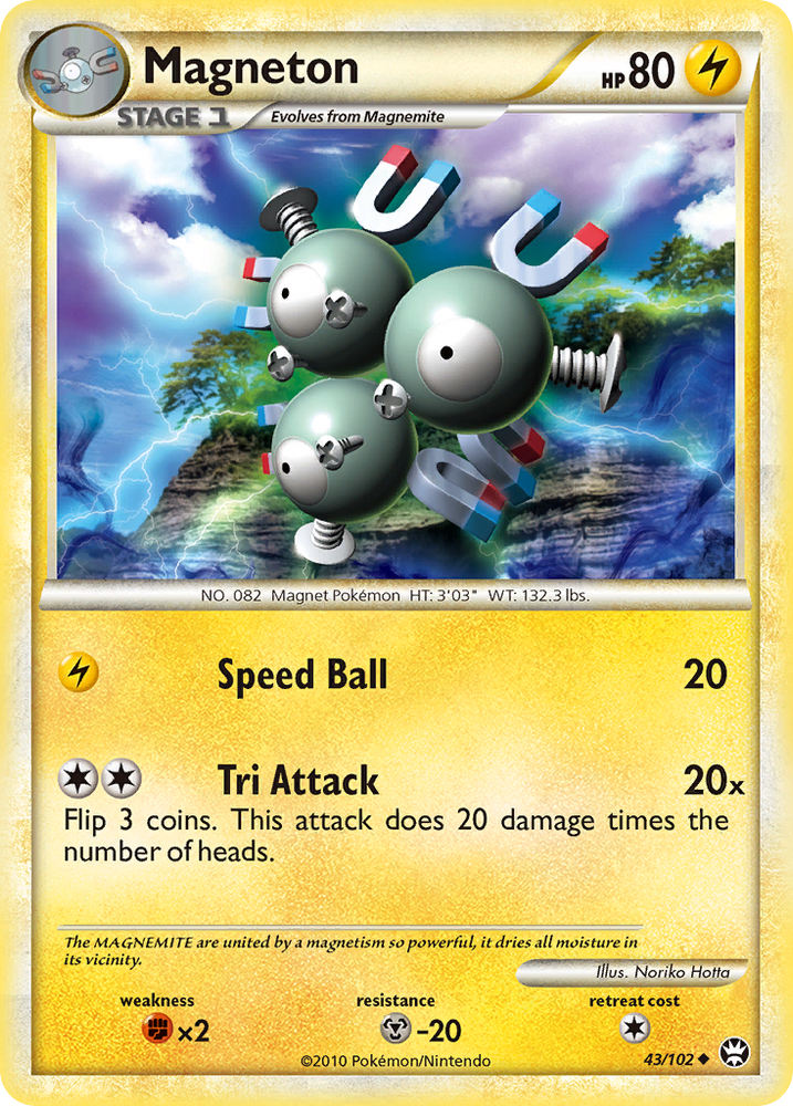 Magneton (43/102) [HeartGold & SoulSilver: Triumphant] Pokémon