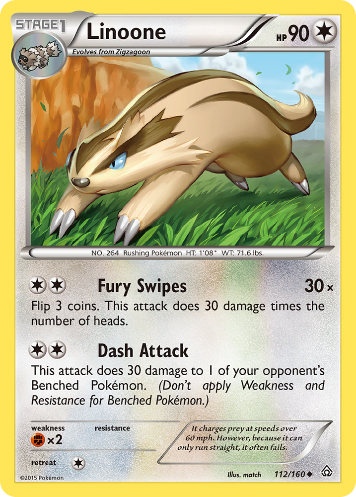 Linoone (112/160) [XY: Primal Clash] Pokémon