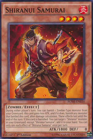 Shiranui Samurai [BOSH-EN034] Common Yu-Gi-Oh!