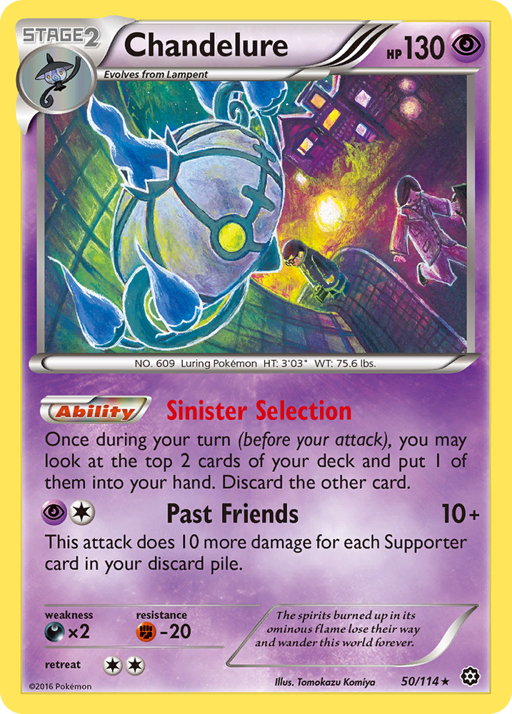 Chandelure (50/114) [XY: Steam Siege] Pokémon