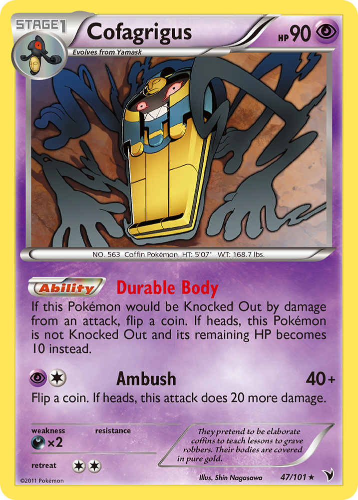 Cofagrigus (47/101) [Black & White: Noble Victories] Pokémon