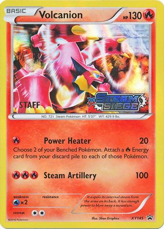 Volcanion (XY145) (Staff) [XY: Black Star Promos] Pokémon