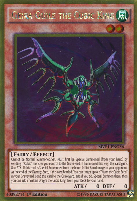 Geira Guile the Cubic King [MVP1-ENG36] Gold Rare Yu-Gi-Oh!