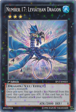 Number 17: Leviathan Dragon [SP13-EN023] Starfoil Rare Yu-Gi-Oh!