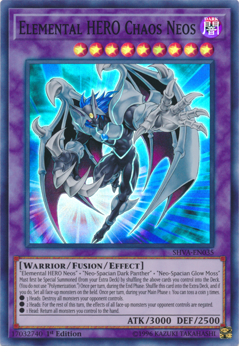 Elemental HERO Chaos Neos [SHVA-EN035] Super Rare Yu-Gi-Oh!