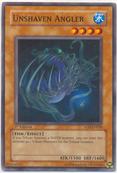 Unshaven Angler [SOD-EN028] Common Yu-Gi-Oh!