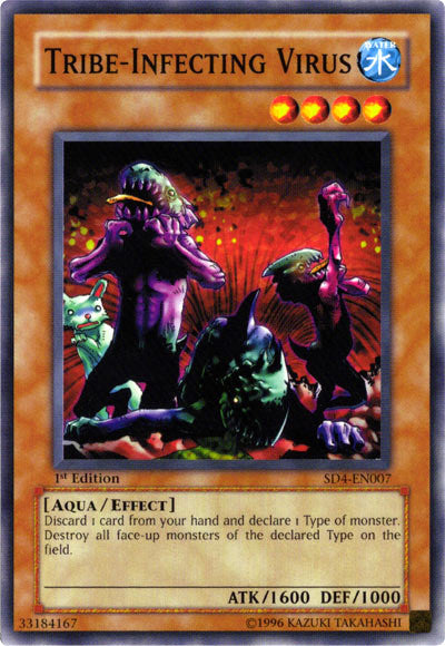 Tribe-Infecting Virus [SD4-EN007] Common Yu-Gi-Oh!