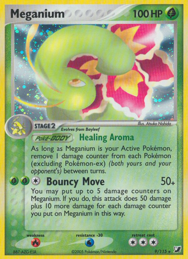 Meganium (9/115) [EX: Unseen Forces] Pokémon