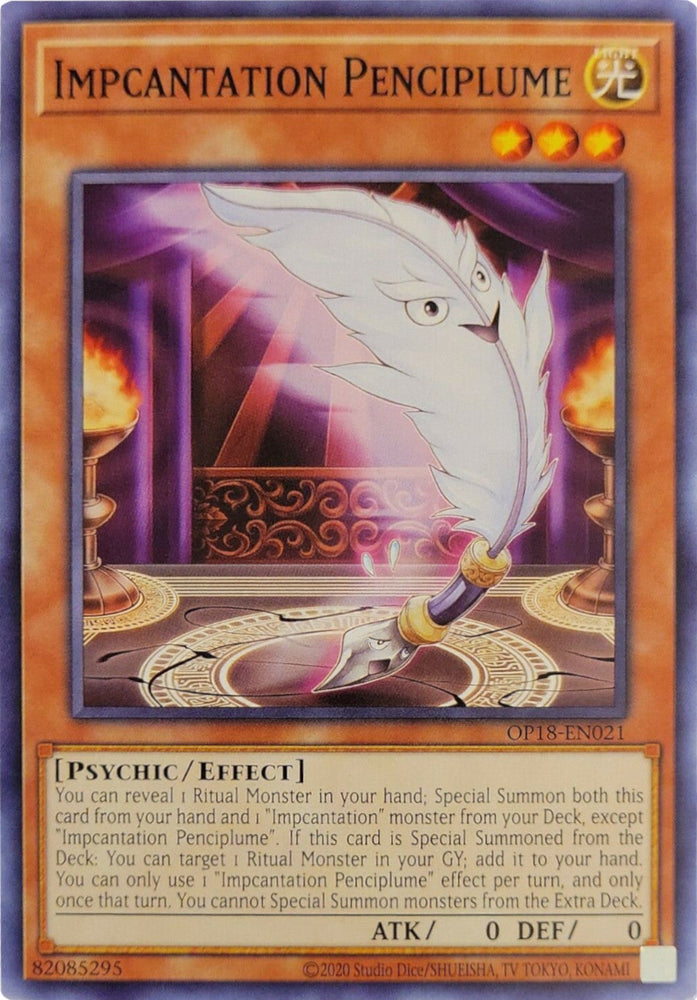 Impcantation Penciplume [OP18-EN021] Common Yu-Gi-Oh!