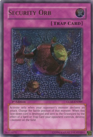 Security Orb [GLAS-EN089] Ultimate Rare Yu-Gi-Oh!