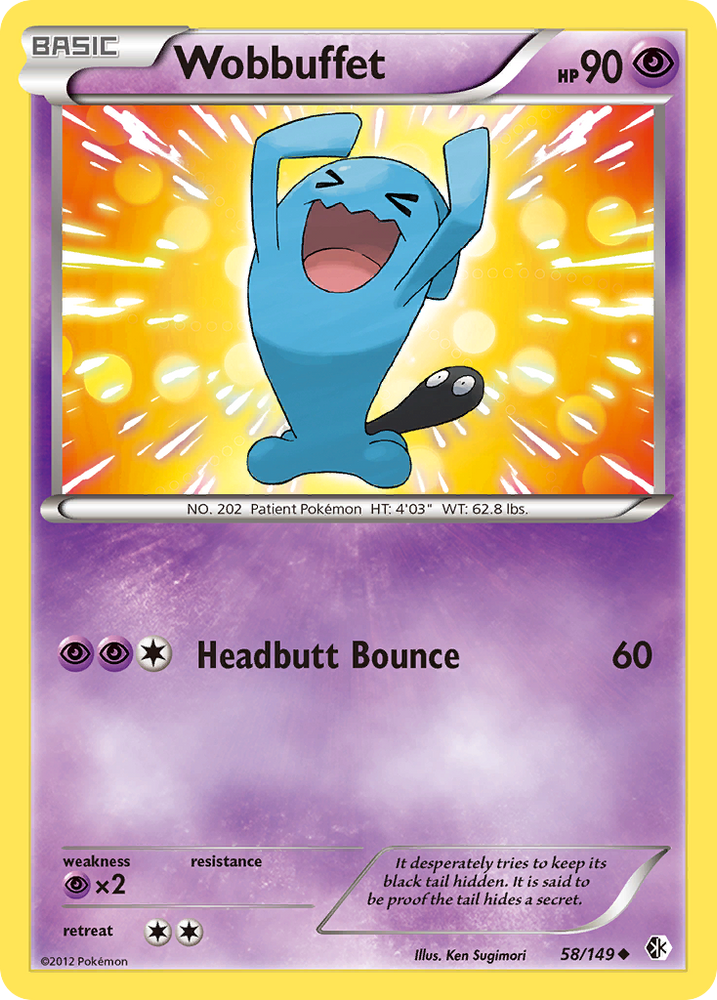 Wobbuffet (58/149) [Black & White: Boundaries Crossed] Pokémon