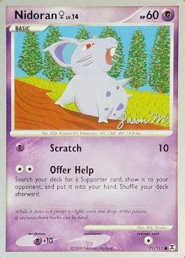 Nidoran♀ LV.14 (71/111) (Queengar - Jason Martinez) [World Championships 2009] Pokémon