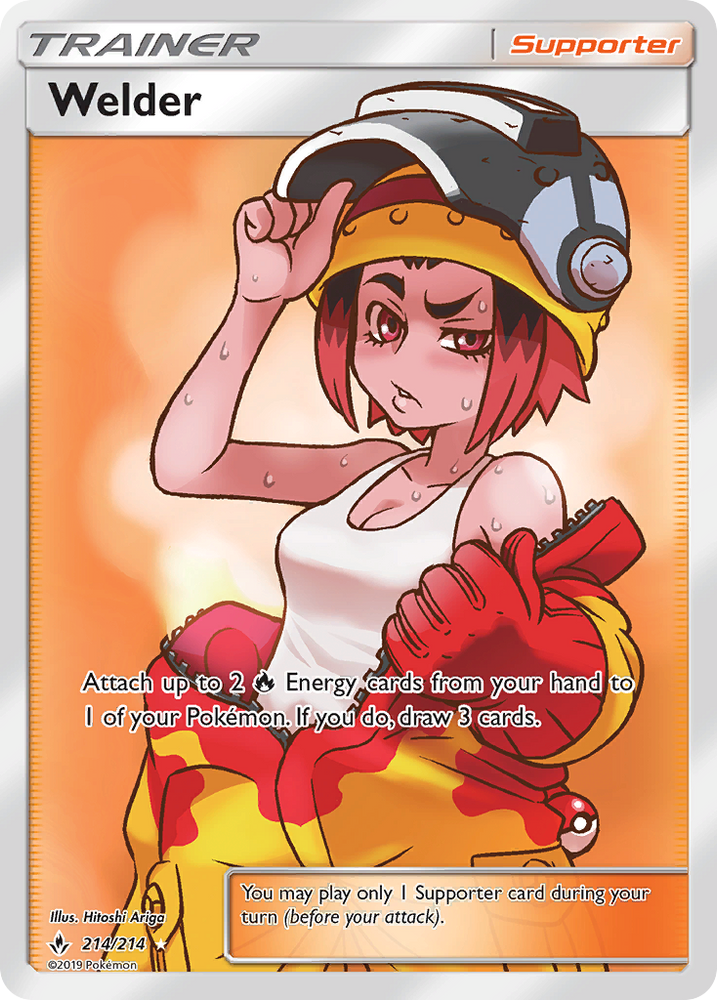 Welder (214/214) [Sun & Moon: Unbroken Bonds] Pokémon