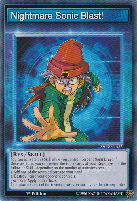 Nightmare Sonic Blast! [SS03-ENAS2] Common Yu-Gi-Oh!