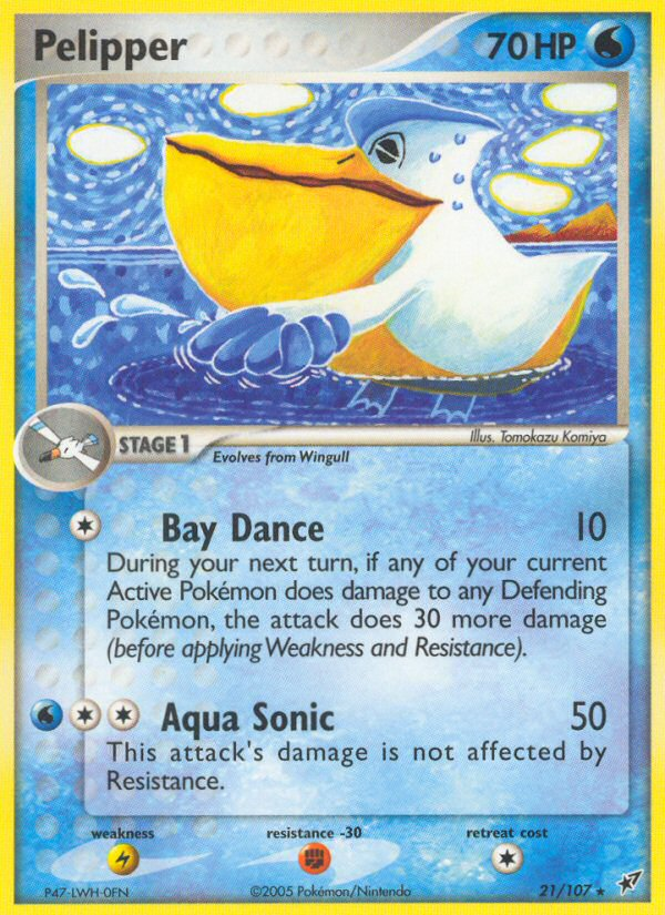 Pelipper (21/107) [EX: Deoxys] Pokémon