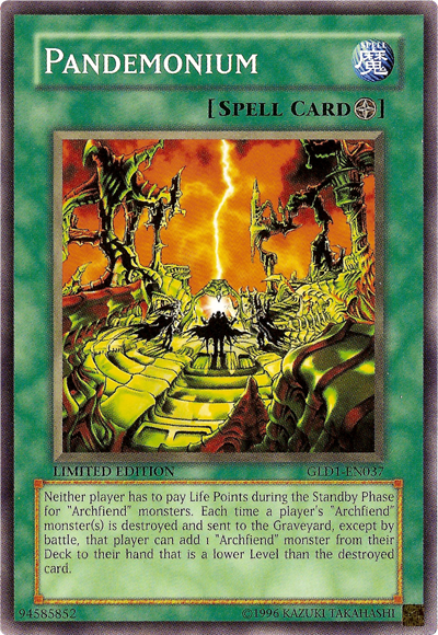 Pandemonium [GLD1-EN037] Common Yu-Gi-Oh!