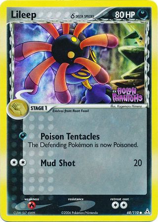 Lileep (68/110) (Delta Species) (Stamped) [EX: Holon Phantoms] Pokémon